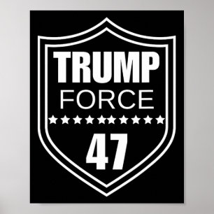 Force 47 Ultra Maga More Than Ever Never Surrender Poster