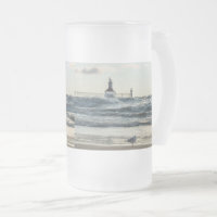 Force Behind Beauty Frosted Glass Beer Mug