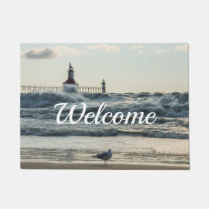 Force Behind Beauty Welcome Doormat