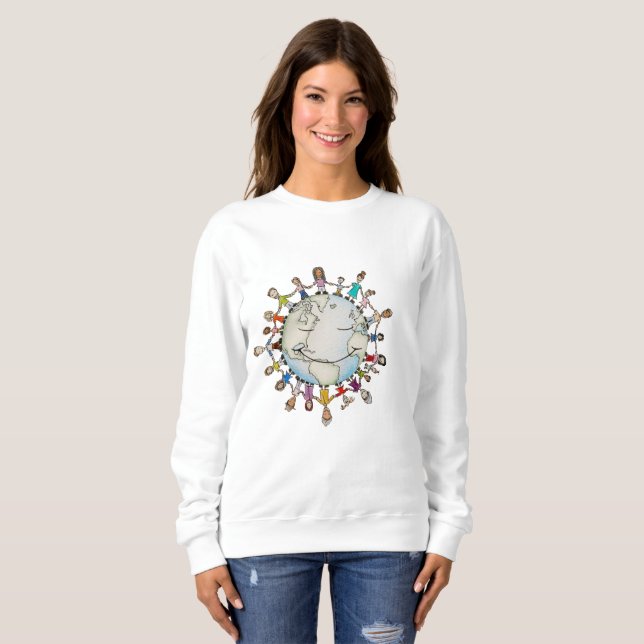 Force Field for Good Women's Sweatshirt (new) (Front Full)