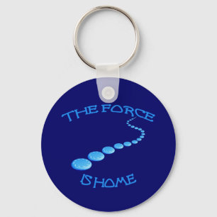 Force is Home Frisbee Key Ring