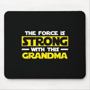 Force Is Strong With This My Grandma Mouse Mat