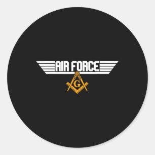 Force Masons Top Independence D-day Masonic Father Classic Round Sticker