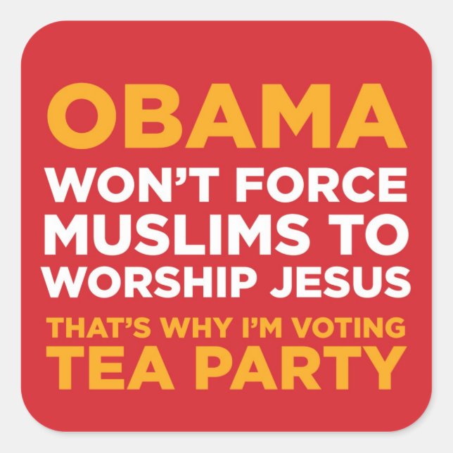 Force Muslims Square Sticker (Front)