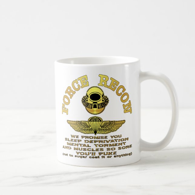 Force Recon We Promise You…. Coffee Mug (Right)