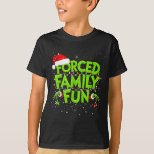 Forced Family Fun Christmas Shirts Matching Family