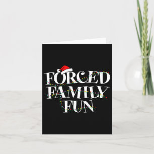 Forced Family Fun - Family Christmas Gift Card