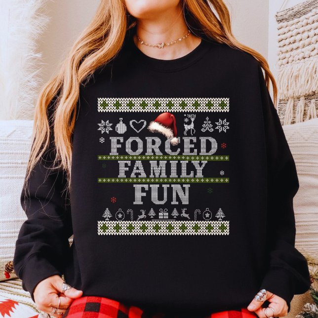 Forced Family Fun Ugly Christmas Sweater (Creator Uploaded)