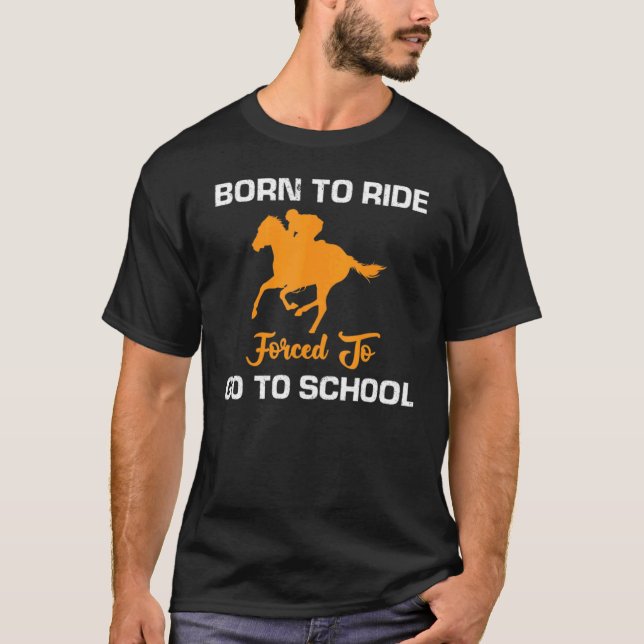 Forced to Go to school T-Shirt (Front)