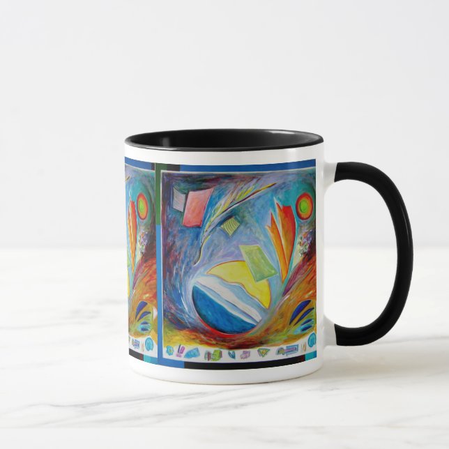 Forcefull Advantage Abstraction Mug (Right)