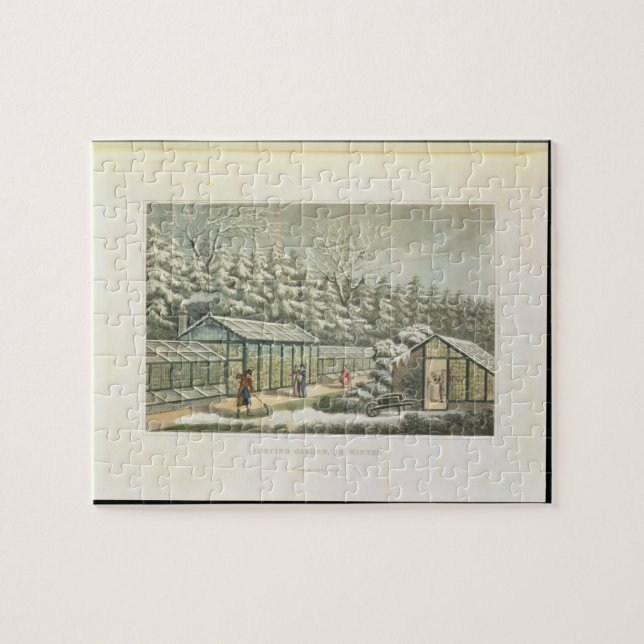 Forcing Garden in Winter, from Fragments on the Th Jigsaw Puzzle (Horizontal)