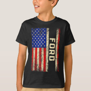 Ford Last Name Shirt Ford Name American Flag