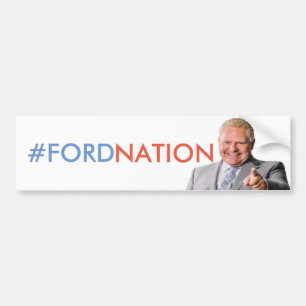 Ford Nation Bumper Sticker