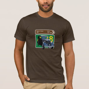 Ford Pop 1955. Historic Route A38. Popular. T-Shirt