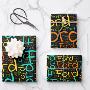 Ford Wrapping Paper Sheet
