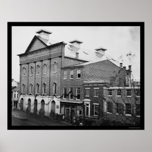 Ford's Theatre, Scene of Lincoln's Death 1865 Poster