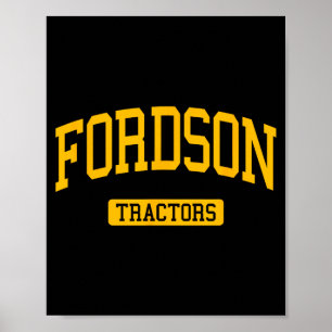 Fordson high school hs dearborn mi varsity sports  poster