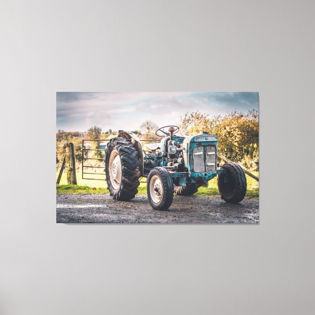 Fordson Super Dexter Canvas Print (Front)