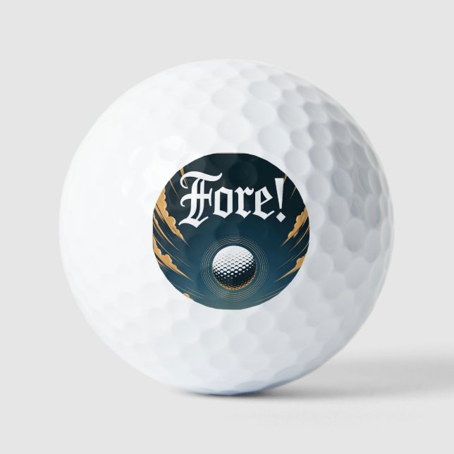 Fore Golf Balls (Front)