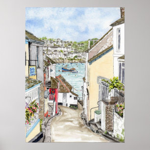 'Fore Street (Polruan)' Poster