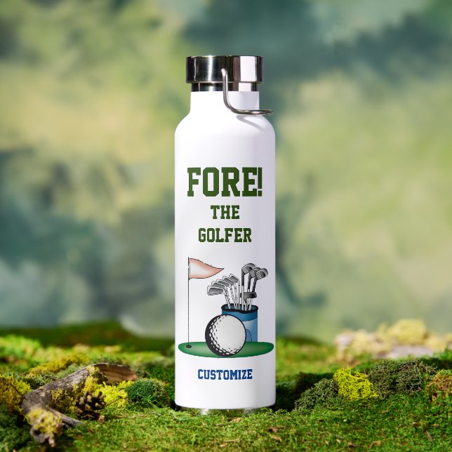 Fore The Golfer Water Bottle (Outdoor)