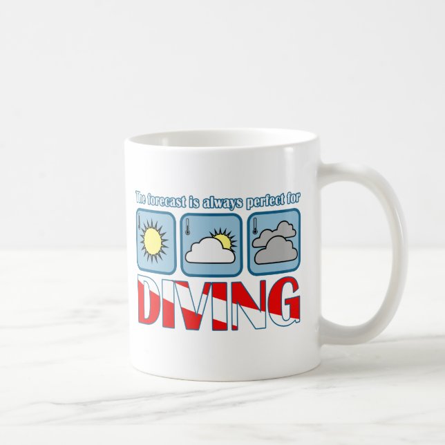 Forecast for Diving Coffee Mug (Right)