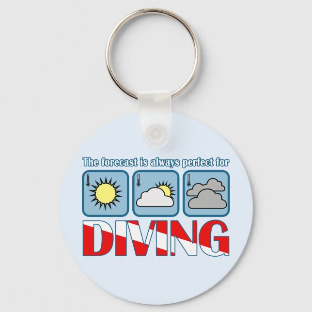 Forecast for Diving Key Ring (Front)