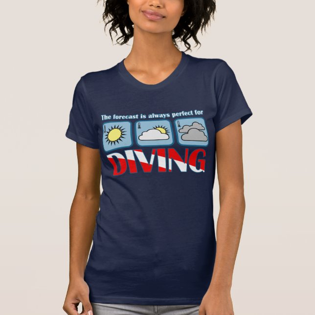 Forecast for Diving T-Shirt (Front)
