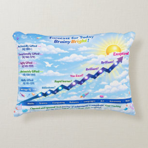 Forecast for Today: BrainyBright Weather!Tote bags Decorative Cushion