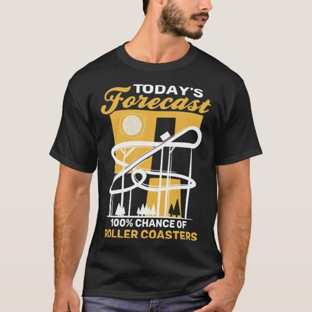 Forecast Roller Coaster T-Shirt (Front)