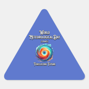 Forecasting Future. Triangle Sticker