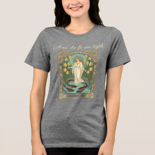 Forecasting Lovers' Fortunes Dwynwen's Well And Sa Tri-Blend Shirt
