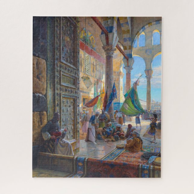 Forecourt of the Umayyad Mosque | Bauernfeind | Jigsaw Puzzle (Vertical)