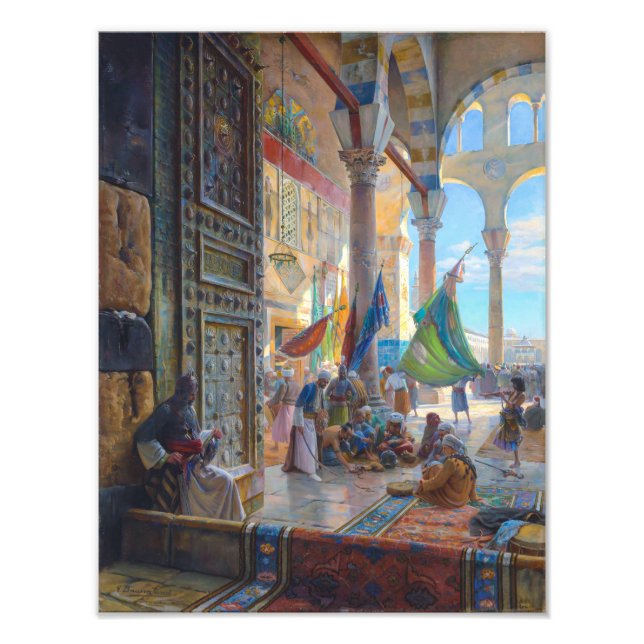 Forecourt of the Umayyad Mosque | Bauernfeind | Photo Print (Front)