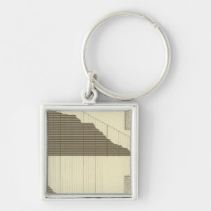 Foreign born Germans, Irish, British Americans Key Ring