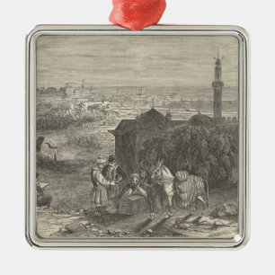 Foreign Corn Ports, Alexandria Metal Tree Decoration