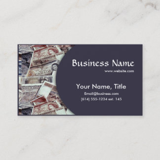 Foreign Currency Money Business Business Card