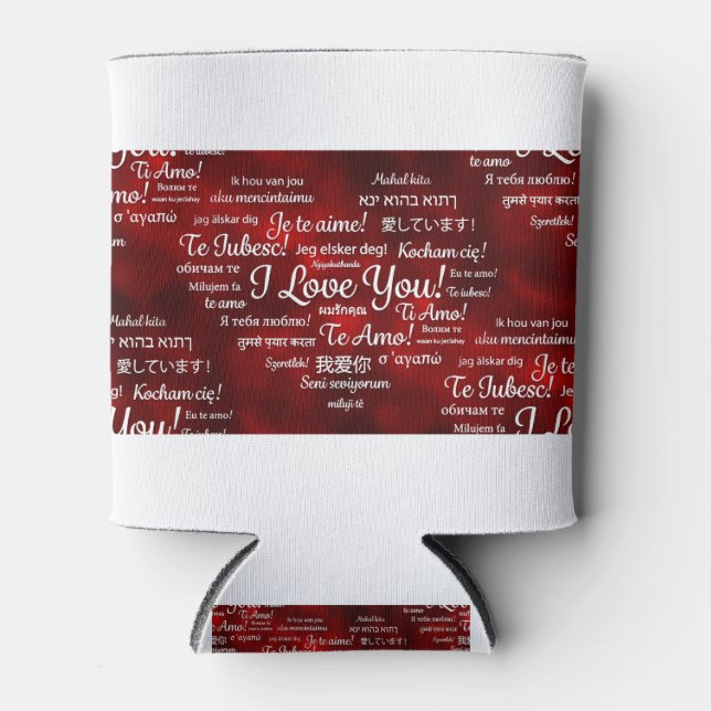 foreign I love you Can Cooler (Front)