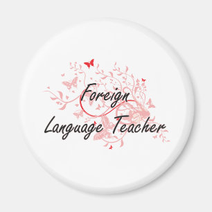 Foreign Language Teacher Artistic Job Design with Magnet