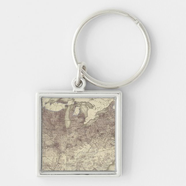 Foreign Parentage Proportion 1870 Key Ring (Front)