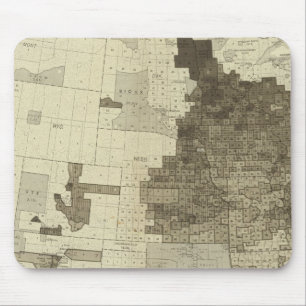Foreign population by counties mouse mat