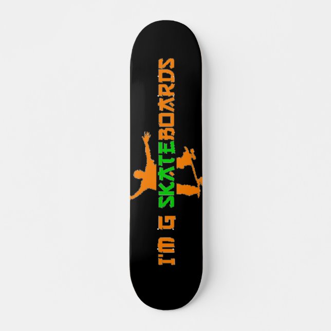 Foreign Style Font Skateboard #1 (Front)