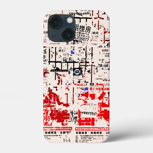 Foreign Torn Peeled Billboard Case-Mate iPhone Case (Back)