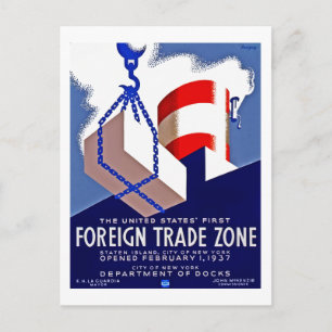 Foreign Trade Zone Postcard