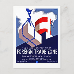 Foreign Trade Zone Postcard