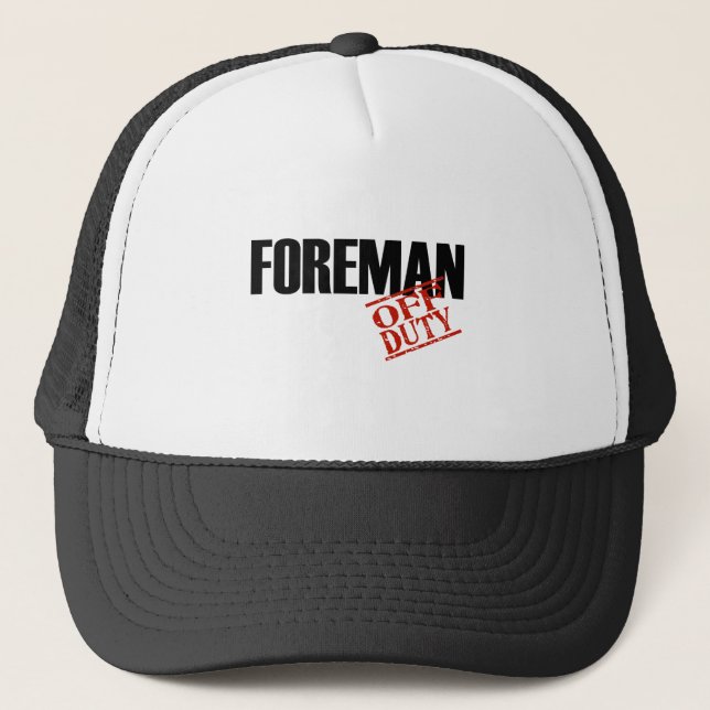 FOREMAN LIGHT TRUCKER HAT (Front)