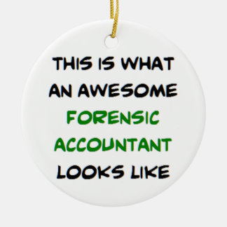 forensic accountant, awesome ceramic tree decoration