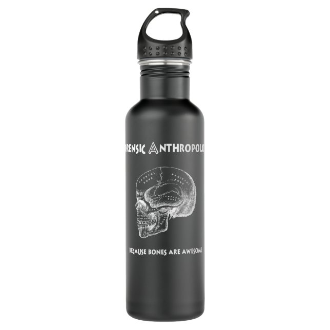 Forensic Anthropology Tee  710 Ml Water Bottle (Front)
