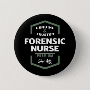 Forensic Nurse Logo Gift Ideas 6 Cm Round Badge
