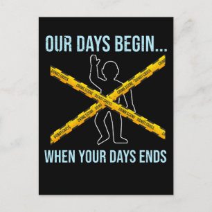 Forensic Science Detective Forensics Scientists Postcard